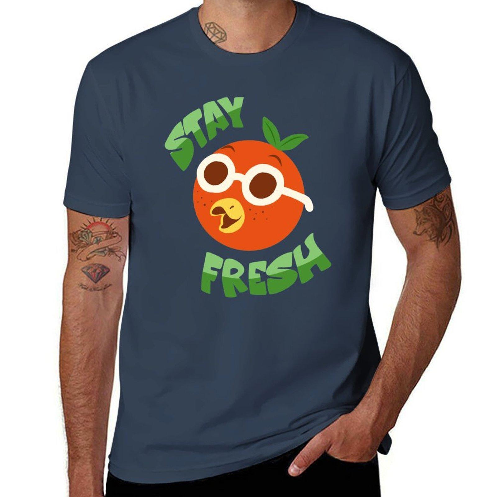 Stay Fresh Little Orange Bird Tshirt Quick Dry Travel Tshirt S