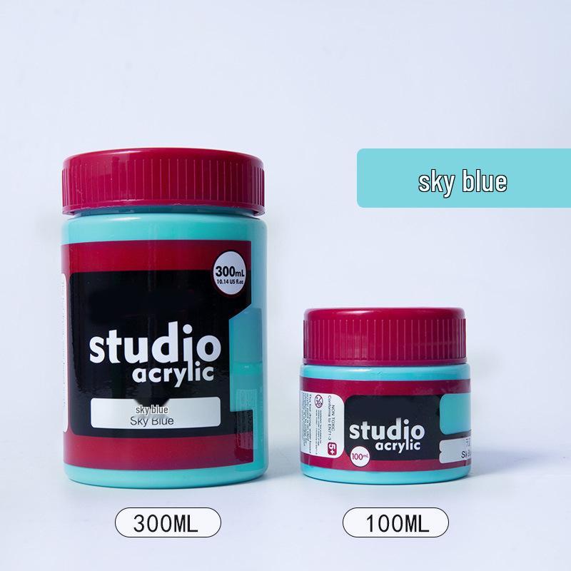 24-Color Acrylic Paint Set: Waterproof, 300ml Cans for Wall, Clothing & Shoes DIY Projects