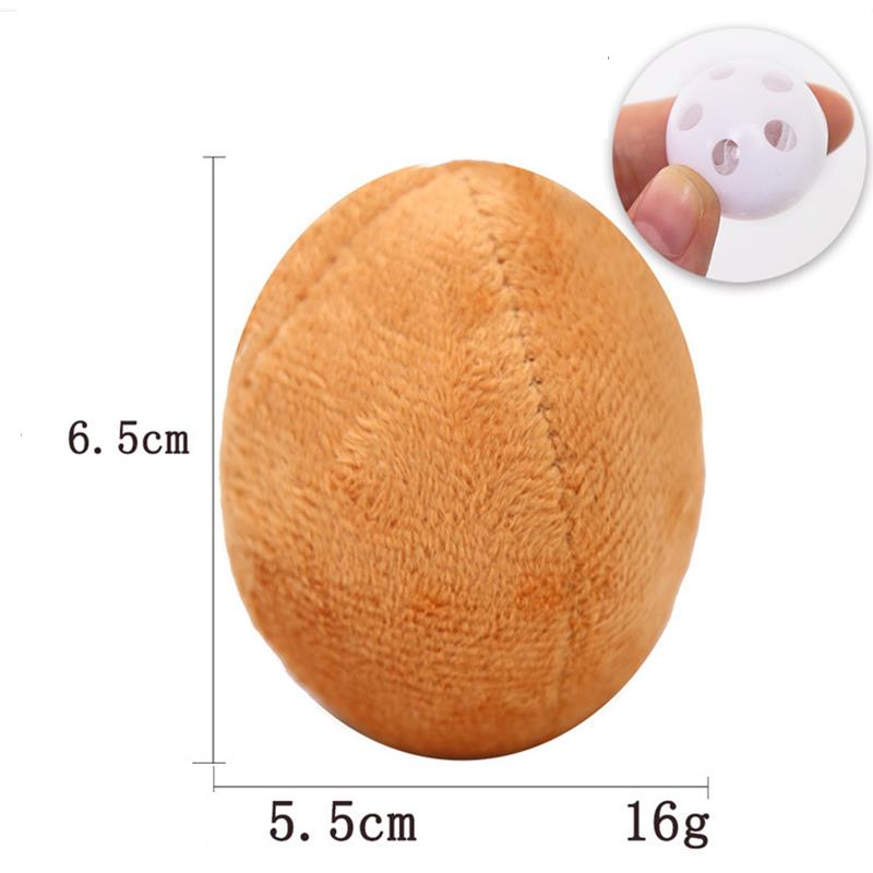 

Плюшевая собака французский бульдог устойчивый к укусам мяч веревка звук игрушка фрукты мультфильм животное кошка товары для животных Eggs(BELLS)