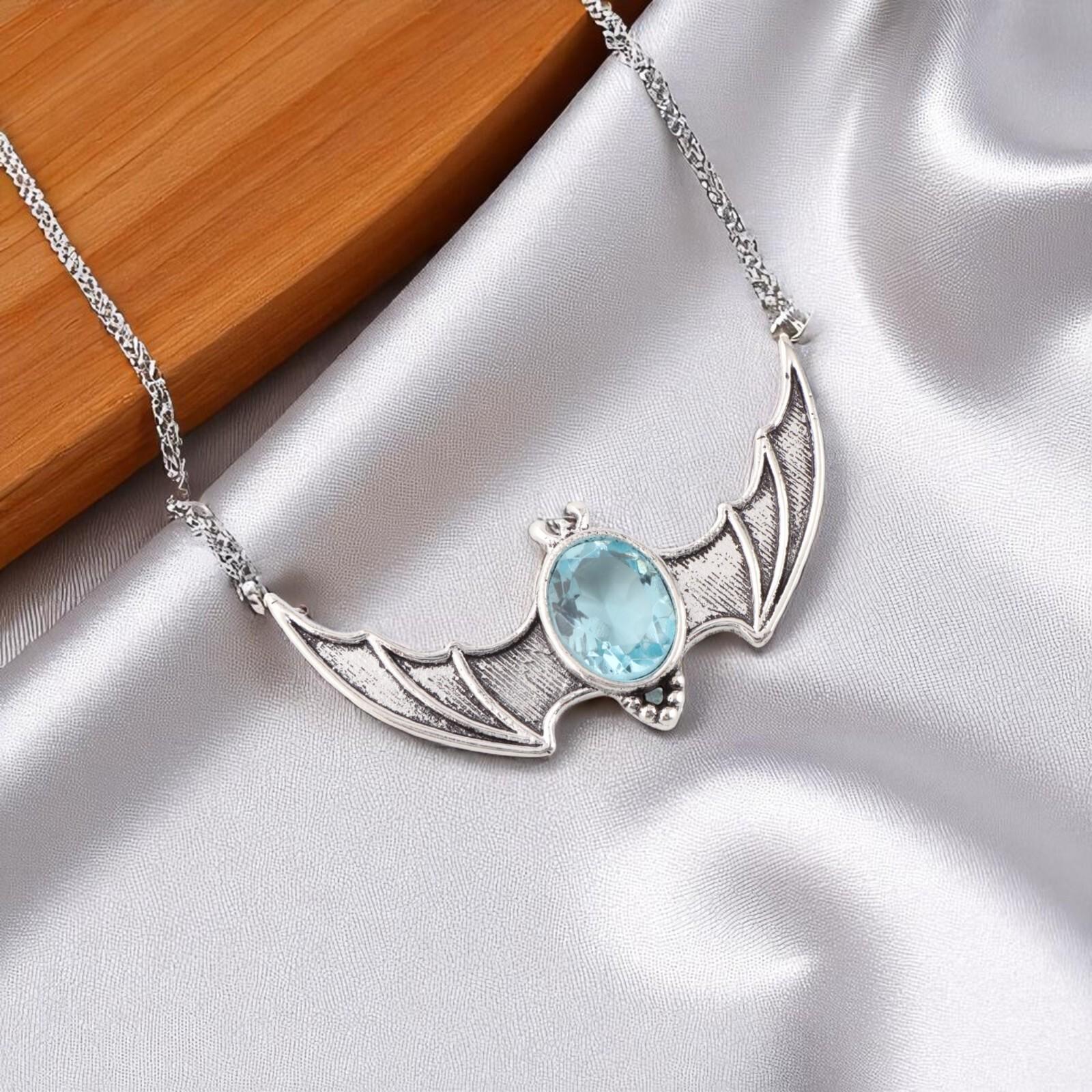 

Sky Blue Topaz Gemstone 925 Sterling Silver Jewelry Women Pendant 1 For Gift CP-33-3
