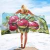 Cute Apple Beach Towel Microfiber Cartoon Fruit Bath Towel Quick Dry Sand Free Towels For Swimming Pool Beach Yoga Travel Sport