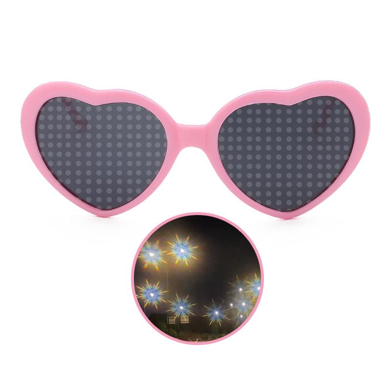 Romantic Heart-Shaped UV Protection Sunglasses - Mood Changing, Date Essential
