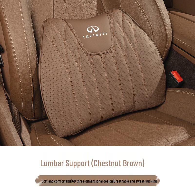 All-Season Seat Cushion with Integrated Lumbar Support for Infiniti Q50L/QX50/QX60/Q70L