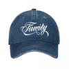 Family Snapback Cap Daily Washed Baseball Cap
