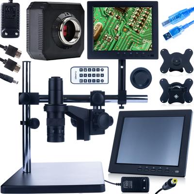 Rosfix Mikroskop Cyfrowy Earth Pro MCEP-0.5X-PZRR – Duża Przestrzeń Robocza 10-20 Cm | Zoom 7x-45x | Wyświetlacz 8 Cali I Kamera ORION Pro