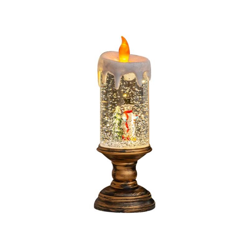 Cross-Border Christmas Candle Night Lights and Photo Prop Decorations