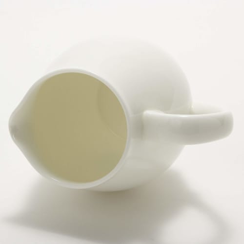 NARUMI Creamer Plus Serum White, 340cc, Microwave Safe, Made in Japan, 9795-4238