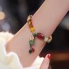 Fashion Chinese Style Natural Beads Ethnic Style Lotus Bracelet Women'S Jewelry Party Gift