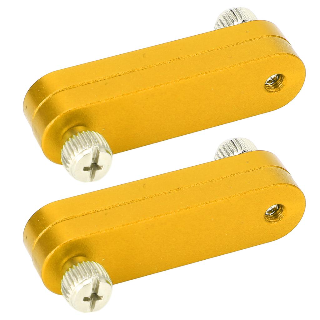 2PCS Ruler Positioning Block Aluminum Alloy Adjutsable Ruler Positioning Limit Block