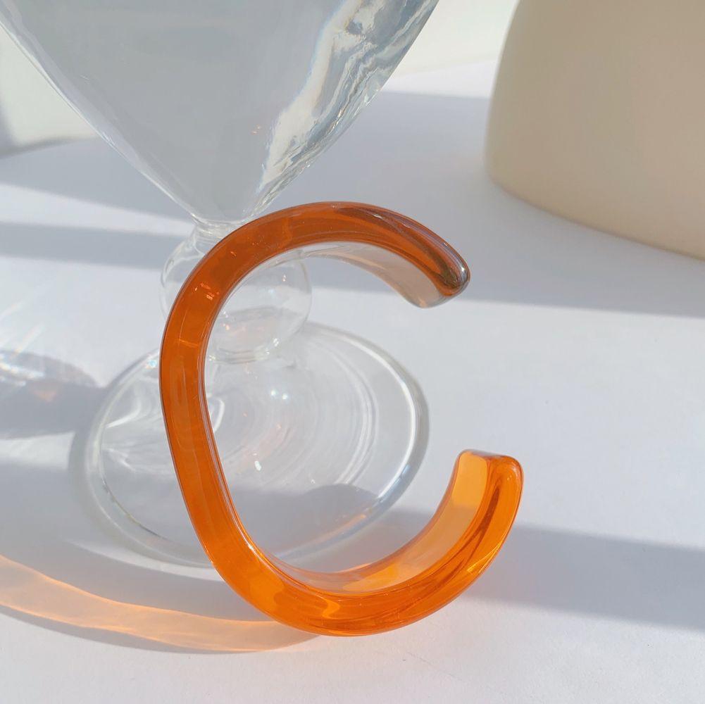 Thick Simple Girls Cuff Gift Party Wide Bracelet Square Round Bangle Fashion Jewelry Women Bracelet