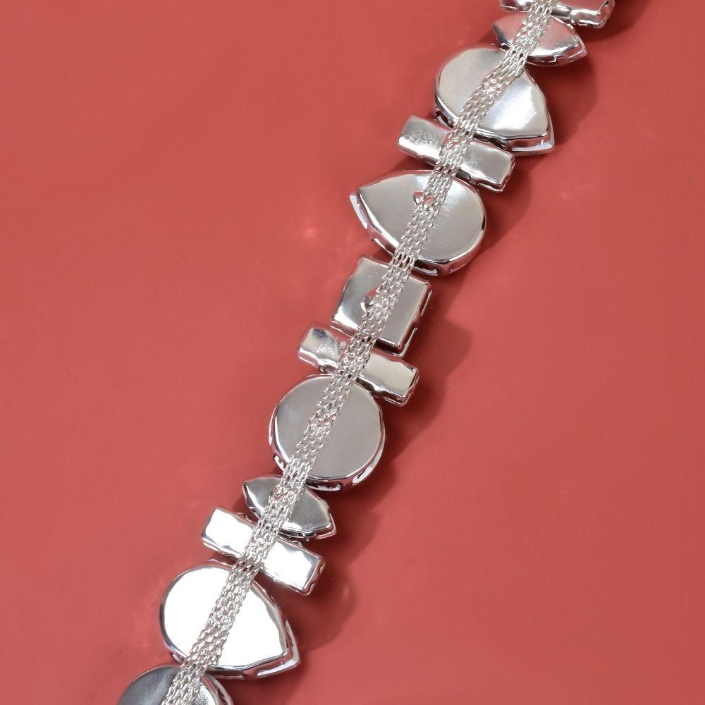 Exaggerated Rhinestone Necklace Light Luxury Women's Choker Temperament Crystal Necklace  Girls