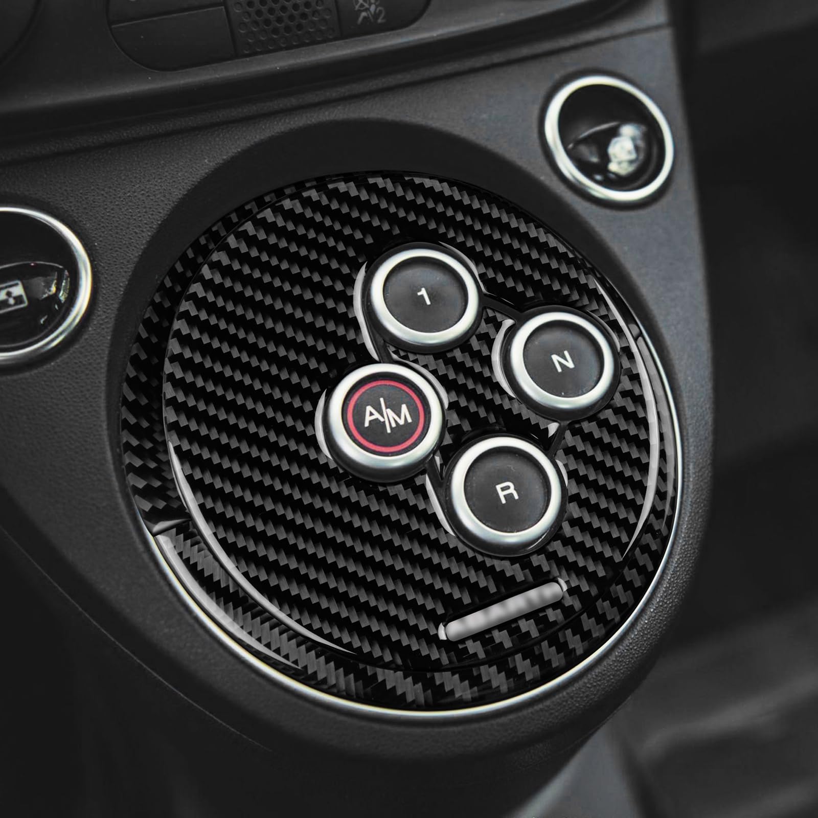 AIRSPEED Abarth 595 695 Abarth 595 695 2012-2024 Exclusive Accessory soft carbon чёрный