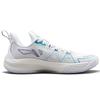 Lining Lightweight 1.5 Shock Absorbing Durable Rebound Low Top Basketball Shoes Men sneaker White Blue Purple ABAT101-3
