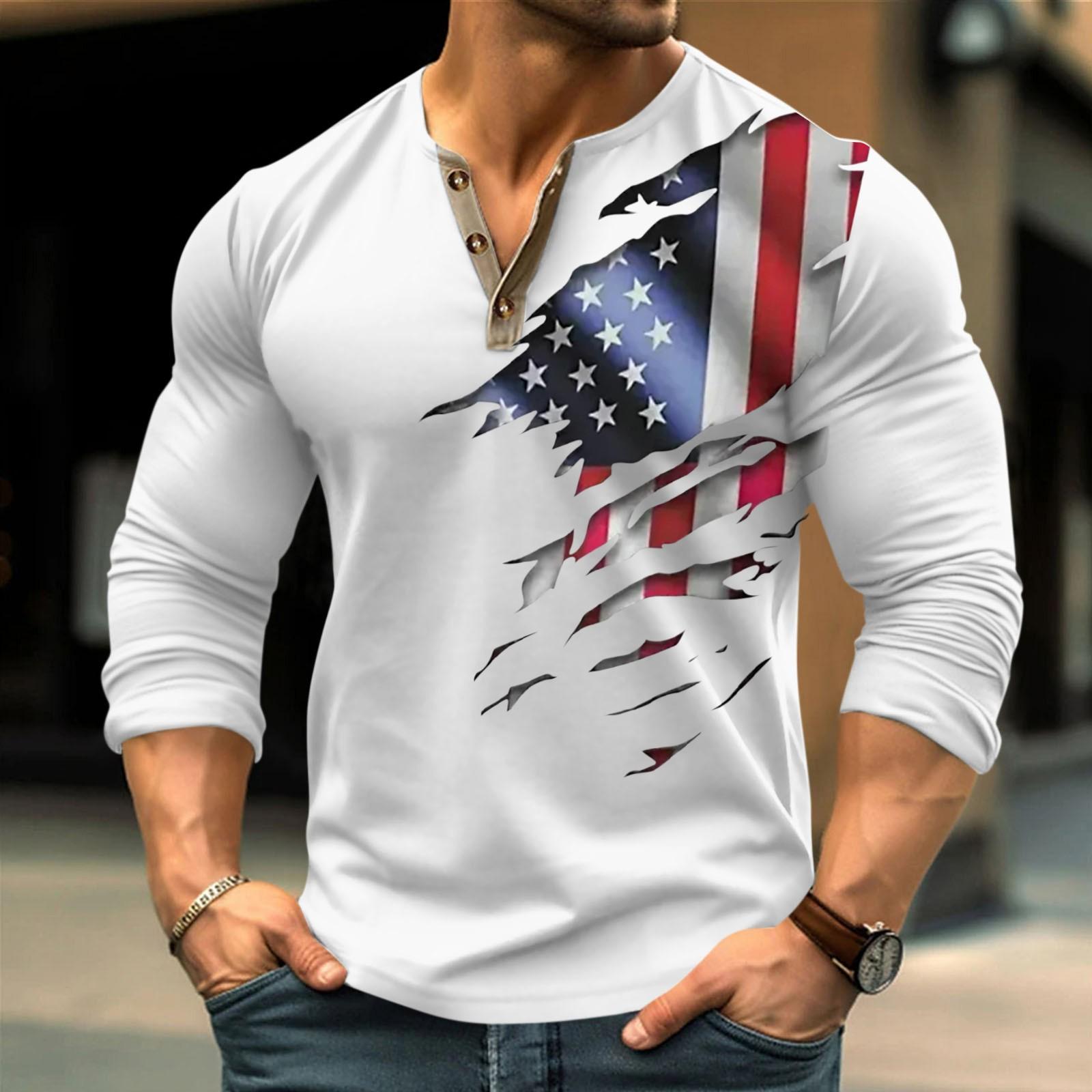 

Мужская уличная винтажная модная спортивная футболка с v-образным вырезом и длинным рукавом XL белый