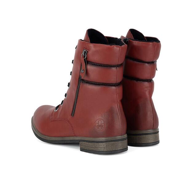 Rieker 72212-35 Red Ankle Boots