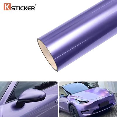 Car Wrapping Film High-Quality PET Liquid Metal Viola Purple for Full or Partial Body Wrap Auto Scratch-Resistant Cover