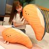 Salmon Plush Cushion Bedroom Decor Sashimi Stuffed Toy Kid Doll Birthday Gift