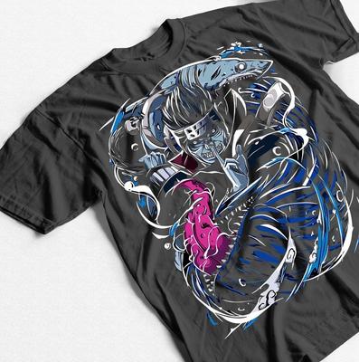 Naruto Anime Tričko, Kisame Itachi Sasuke Madara Kakashi Unisex Tričko