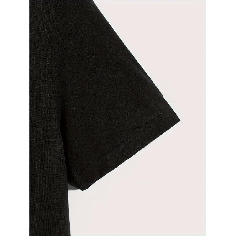 Taglie Europee T-shirt da Uomo Corta con Grafica di Elefante Mammut - Estiva Casual Girocollo Manica Corta T-shirt Monocolore con Stampa di Elefante Mammut Corto