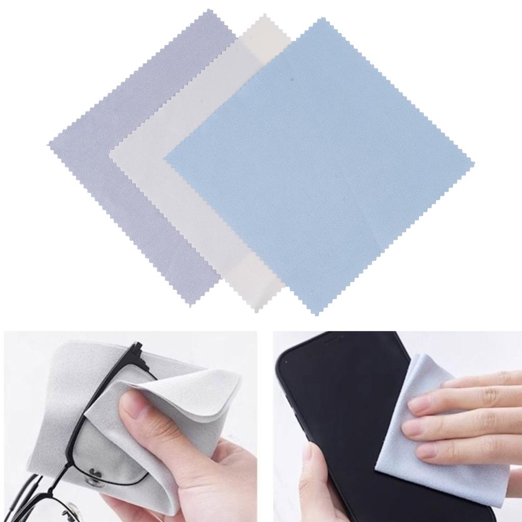 3Pieces Eye Glasses Cleaning Cloth Eyeglass Cleaning for Screen Remove Dirt, Fog, Fingerprints