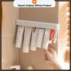 Toothpaste Holder Toothpaste Holder Facial Cleanser Punch-free Home Bathroom Toothbrush Holder Wall Clamp Storage