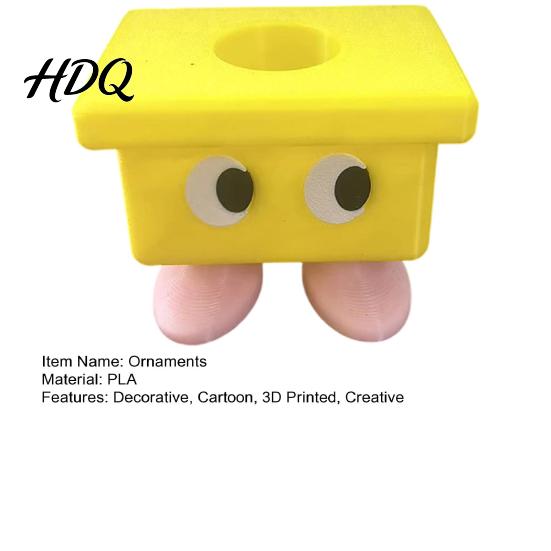 Toothbrush Holder For Countertop 3D Printed Cartoon Stool Holder Waterproof Moisture-Proof Cute