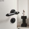 Gate Bedroom Door Lock Aluminium Alloy Silent Door Lock Door Handle Hardware Accessories Split Locks Metal Safety Locks