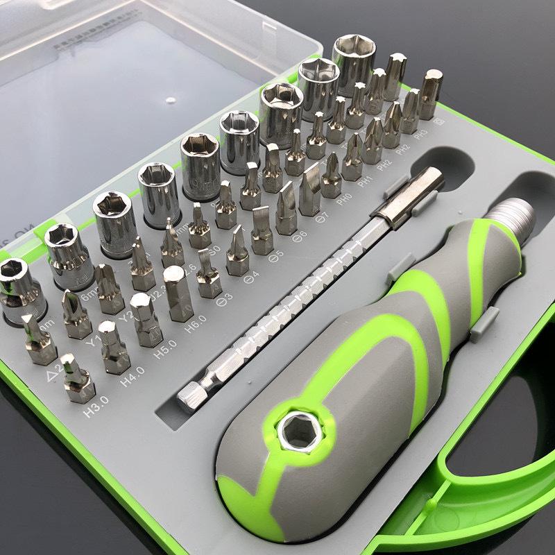 41-in-1 Multi-functional Screwdriver Set: Torx, Triangle, Hex, Y-Type, Phillips S2 Alloy