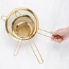 Golden Oil Strainer Stainless Steel Flour Colanders New Flour Sifter Sieve  Baking Tools