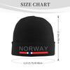 Orgulloso Noruego Bandera de Noruega Gorros Calentadores Gorras Hip Hop Invierno Cálido Unisex para Mujer Gorro de Punto para Adultos Unisex Gorro