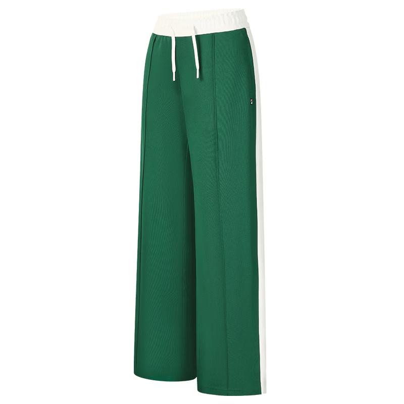 FILA Women s Color-Block Cotton Knit Tennis Pants 2XL