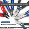 High-Quality Alloy Steel Japanese Mini Angled Cutters for Network Cable - Flat Jaw Shears with Angled Tip