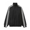 Unisex Casual Oversized Cotton Jacket Lightweight Zip-Up Hoodless Outerwear Teens