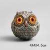 Owl Resin Crafts Home Courtyard Garden Decoration Cute Handmade Desktop Ornament Decoration of Garden Figurines