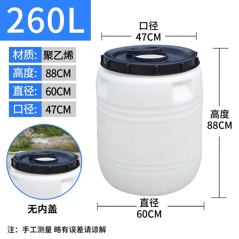 

Large Round Plastic Storage Barrel