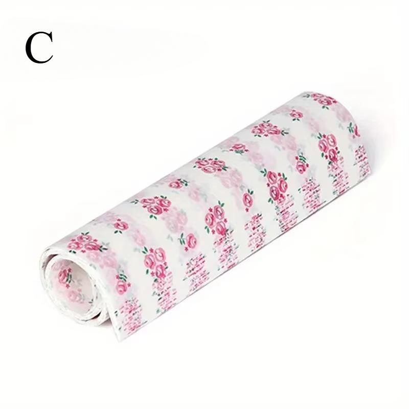 Food Wrapping Paper Colorful Patterned Greaseproof Wax Paper for Sandwiches Baking Hamburgers Snacks and Picnic Supplies