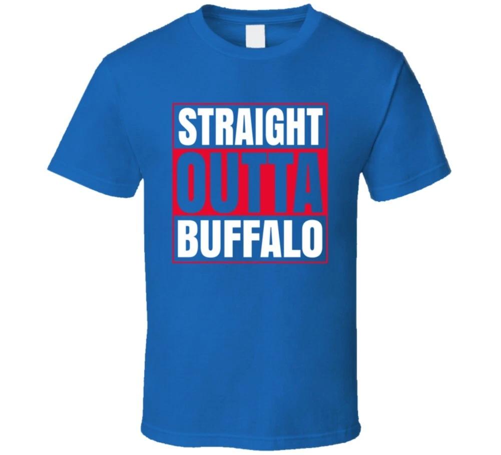 Straight Outta Buffalo New York Fan Gift T Shirt 3XL