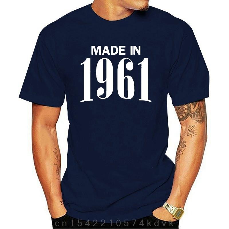 Made In 1961 Retro 55th Birthday Gift Idea Cool Tshirt Bday Present
