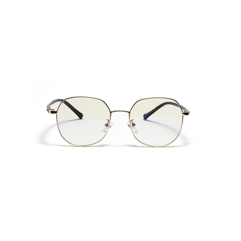 Glasses Polygonal Thin Frame Trend Metal Flat Mirror Women