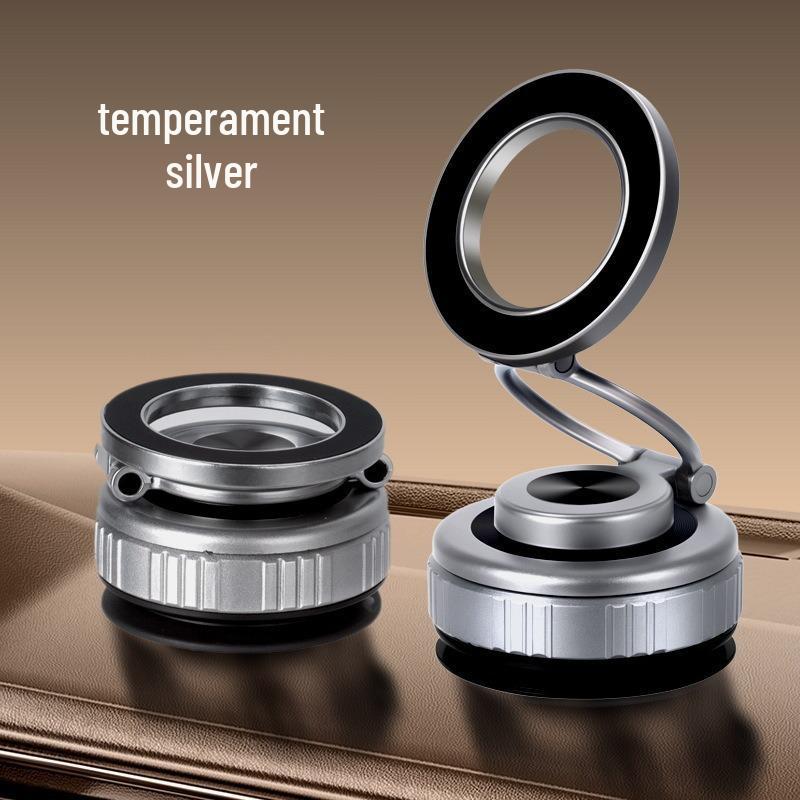 MagSafe Rotating Magnetic Car Phone Holder & Mount серебряный