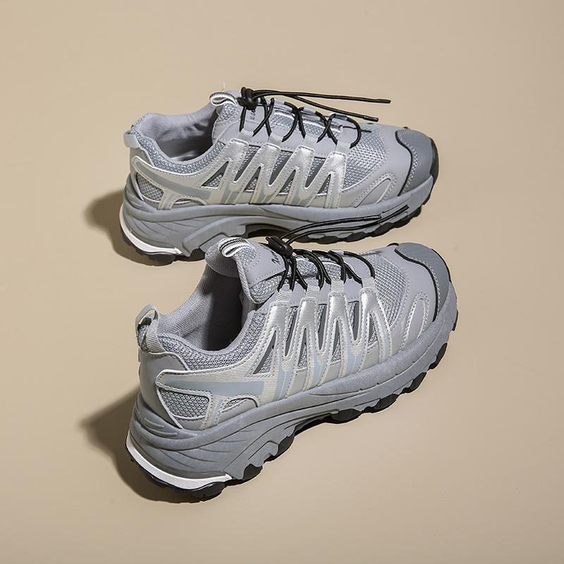 2025 autumn new breathable sports shoes heightened platform dad shoes student Korean version heightened running shoes female V281