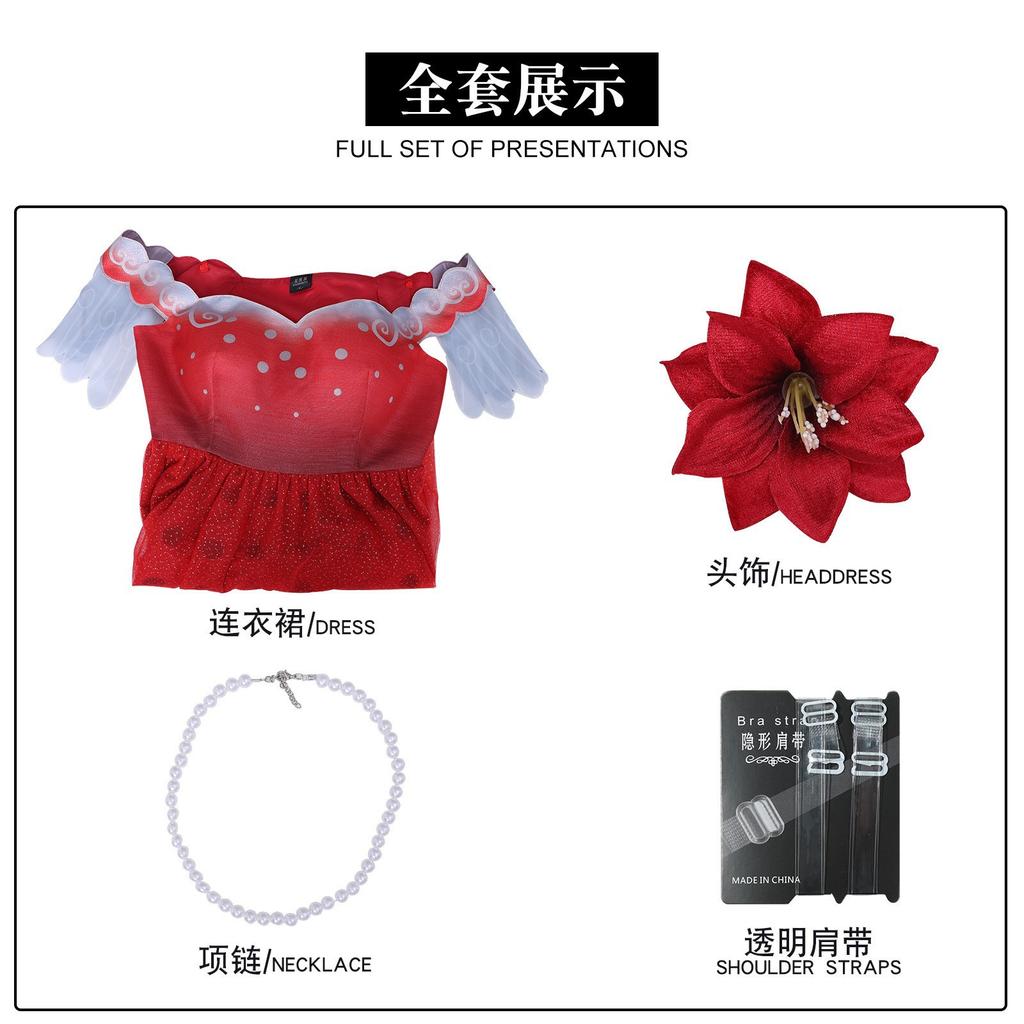 Marienkäfer Mädchen Reddy Cosplay Miraculous Ladybug Staffel 6 Anzug Regular Cosplay Marina Rosa Shorts