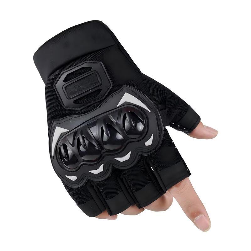 Lishi Half-Finger Motorcycle Riding Gloves with Touchscreen