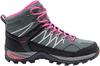 Women's CMP Rigel Mid Waterproof Trekking Shoes Grey/fuxia/ice