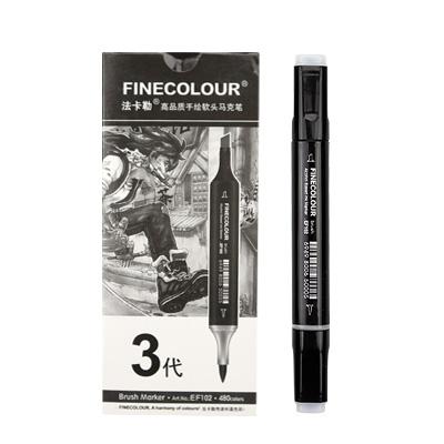 Finecolour Replacement EF100/EF101/EF102 Generation Art Marker Head Replaceable Big Oblique Nib/Small Round Nib For Marker Pen