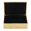 Vintage Jewelry Box Carved Elegant Colorfast Zinc Alloy Soft   Lining Trinket Storage Box for Dressing Table Shelf