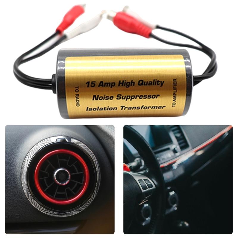 Ground Loops Noise Isolator Connector Noise Filter for Car and Home Using Noise Suppressor Reducer Alternator
