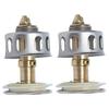 2Pcs Push Bounce Core Universal Bullets Pop Up Sink Stopper Drain Filter for Bathroom