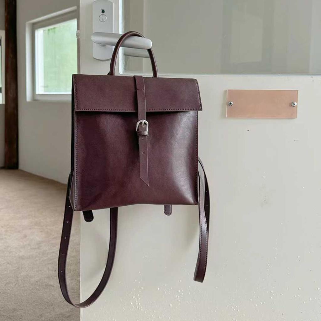 Mendy Women's Bag Backpack Top Handle Genuine Leather Vegetable Minimalist Fashion Office Commute Luxury Bags Designers Handbag