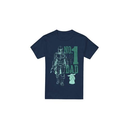 Star Wars: The Mandalorian Mens No. 1 Dad Mando T-Shirt